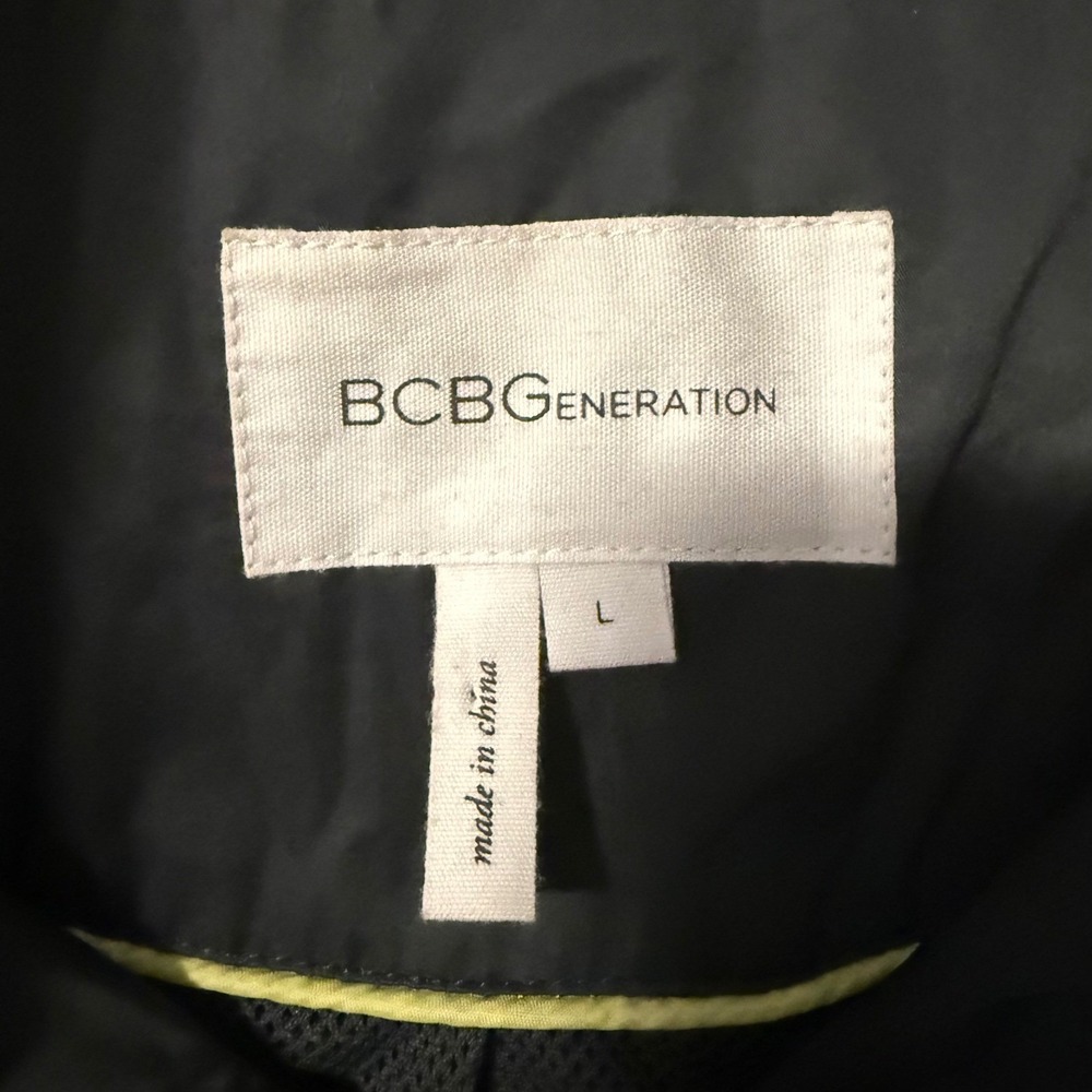 Bcbgeneration Gray Hooded Utility Jacket Roll Tab… - image 6